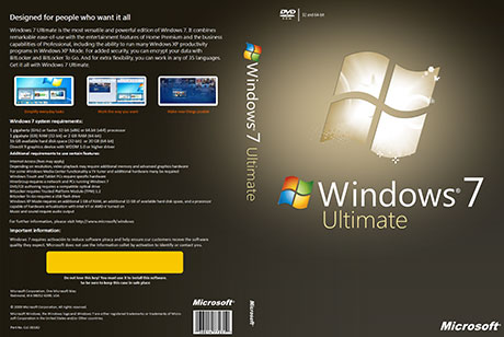Windows 7 Ultimate Cd Label